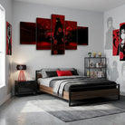 Tableau Naruto Éclat de l’Akatsuki déco geek chic