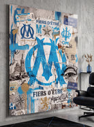 Tableau OM street art pour salon moderne