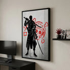 Tableau ONE PIECE Luffy Zoro Sanjî pour déco geek moderne