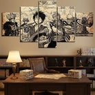 Tableau One Piece Artistique BD style croquis manga
