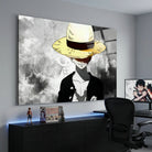 Tableau One Piece Monkey D Luffy avec chapeau de paille