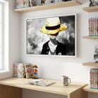Tableau One Piece Monkey D Luffy style artistique moderne