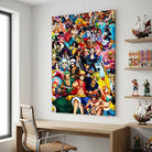 Tableau One Piece On est tous là avec équipage complet