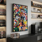 Tableau One Piece avec Luffy Zoro Sanji et personnages cultes