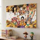 Tableau One Piece aventure pirate pour chambre geek