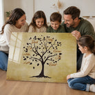 Tableau Personnalisé Prénoms l'Arbre de Vie avec prénoms de famille