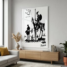 Tableau Picasso Don Quichotte et Sancho Panza