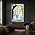 Tableau Picasso amour coloré