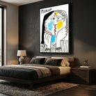 Tableau Picasso couple abstrait moderne