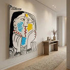 Tableau Picasso couple cubiste