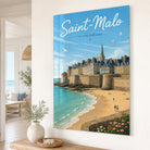 Tableau Saint-Malo en acrylique brillant