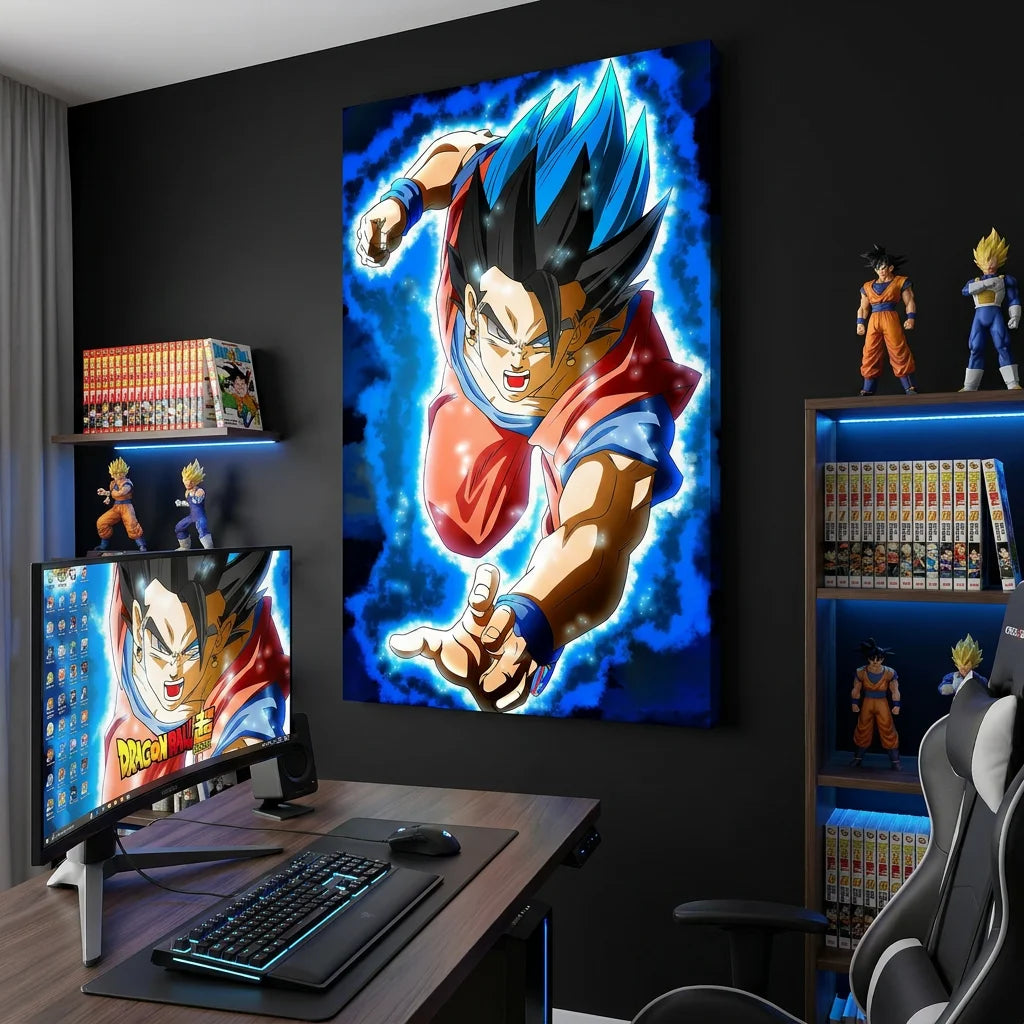 Tableau Sangoku Attack style manga dynamique