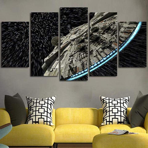 Tableau Star Wars 5 Parties