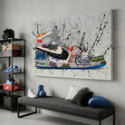 Tableau Street Art Air Dior King décoration urbaine