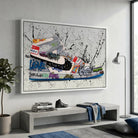 Tableau Street Art Air Dior King pour chambre ado