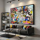 Tableau Street Art Donald Graf décoration urbaine