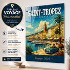 Tableau Voyage Personnalisé en Plexiglas brillant