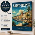 Tableau Voyage Personnalisé sur toile – décoration murale vintage unique