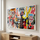 Tableau art brut Basquiat pour décoration moderne