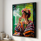 Tableau femme mexicaine style peinture artistique
