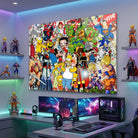 Tableau geek street art pour chambre ado ou espace gaming