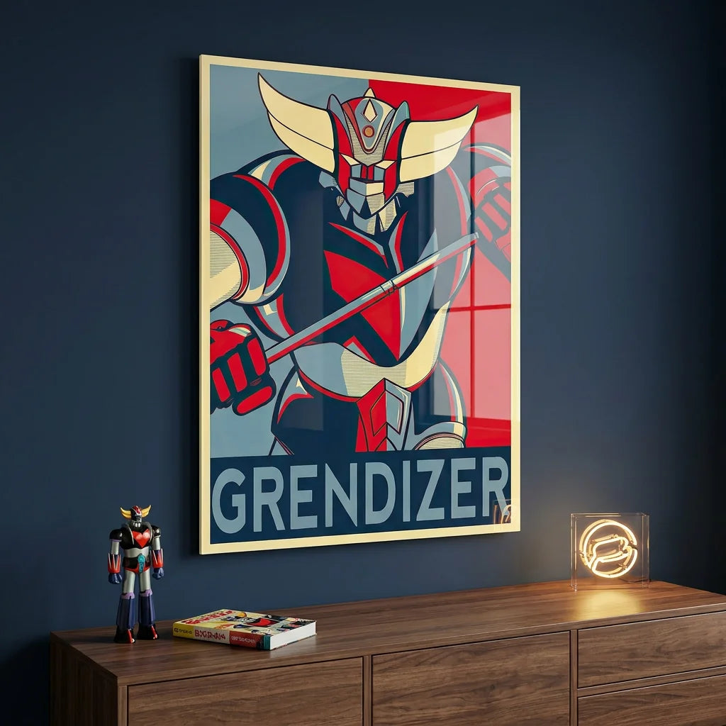 Tableau manga Goldorak Grendizer pour fan d’anime rétro