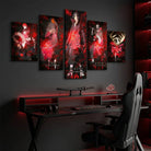 Tableau manga Naruto Akatsuki sur toile tendue