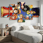 Tableau manga One Piece Les Personnages pour décoration murale