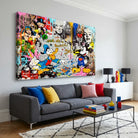 Tableau mural Donald Graf style art urbain