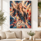 Tableau musical Céline Dion en concert