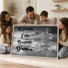 Tableau personnalisé La Mer avec cadre flottant blanc