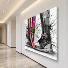 Tableau sneakers Nike style street art