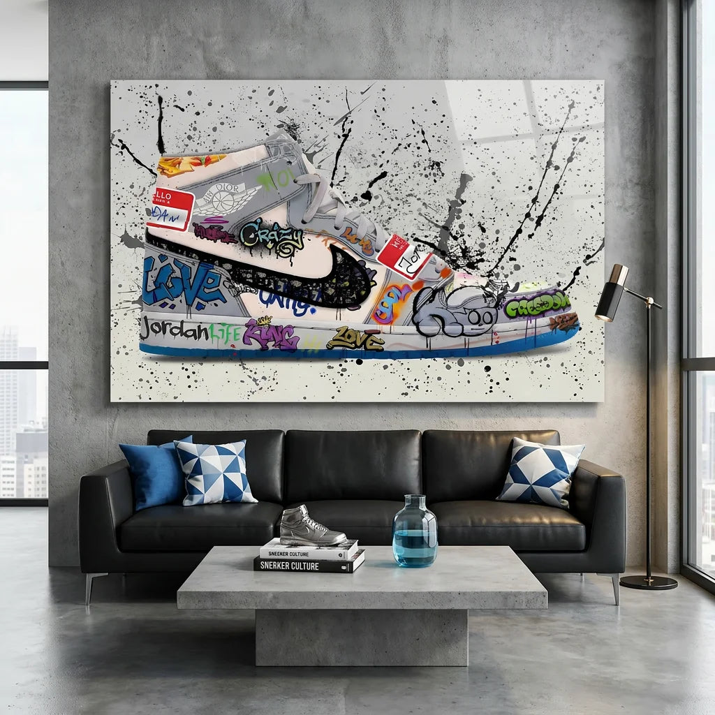 Tableau streetwear Air Dior King décoration murale