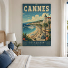 Tableau sur toile Cannes Côtes d"azur