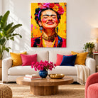 Toile décorative Frida Kahlo pour une décoration murale pleine de couleurs