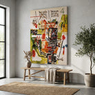 Tableau Basquiat After Puno - Tableau Peintre