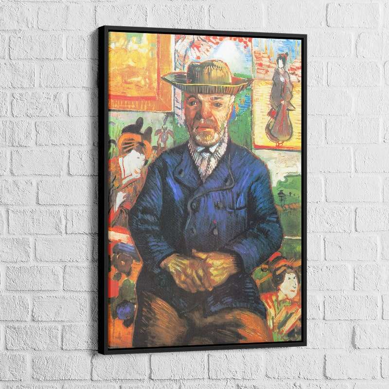 Tableau Van Gogh | Portrait du père Tanguy c