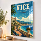 ableau Nice Côte d’Azur en acrylique brillant 