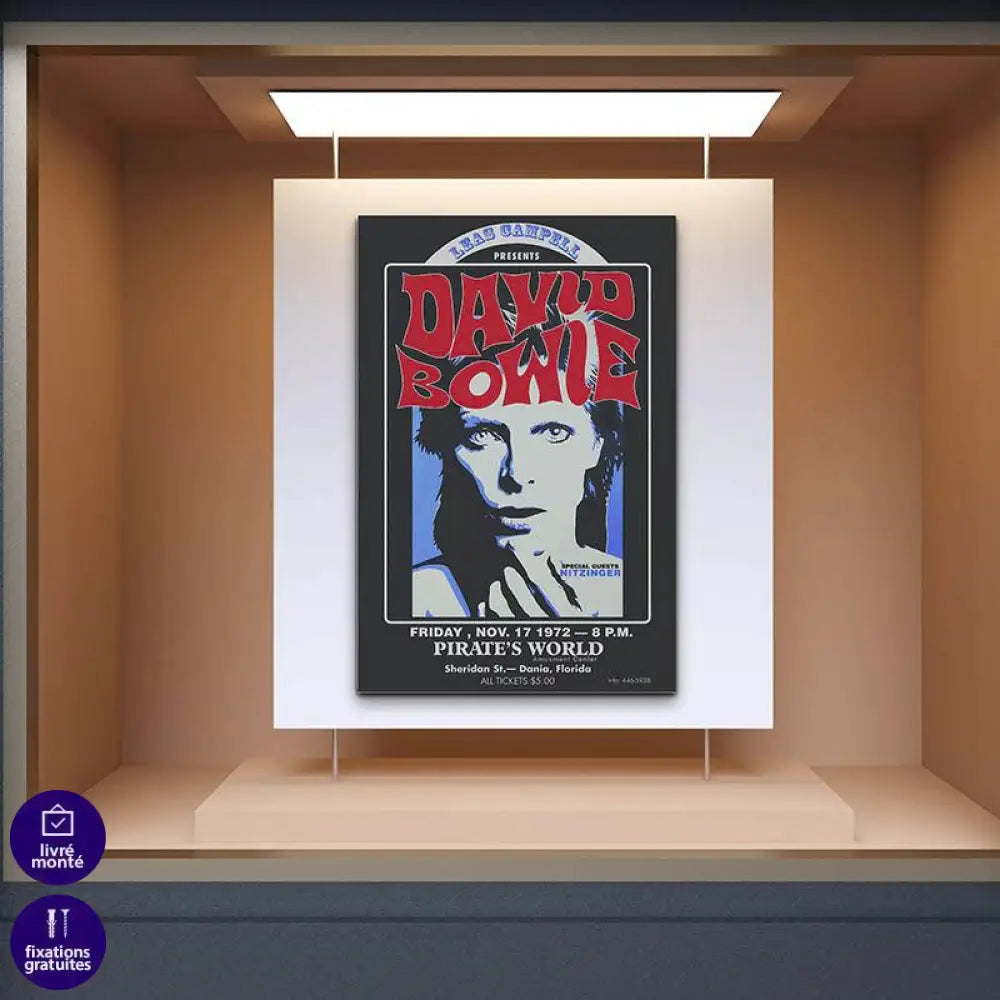 Affiche Concert David Bowie - Montableaudeco