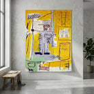Tableau Basquiat Ashes 1981 - 40x60cm / Affiche sans cadre - Tableau Peintre