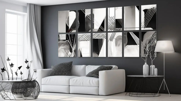 Tableau noir et blanc