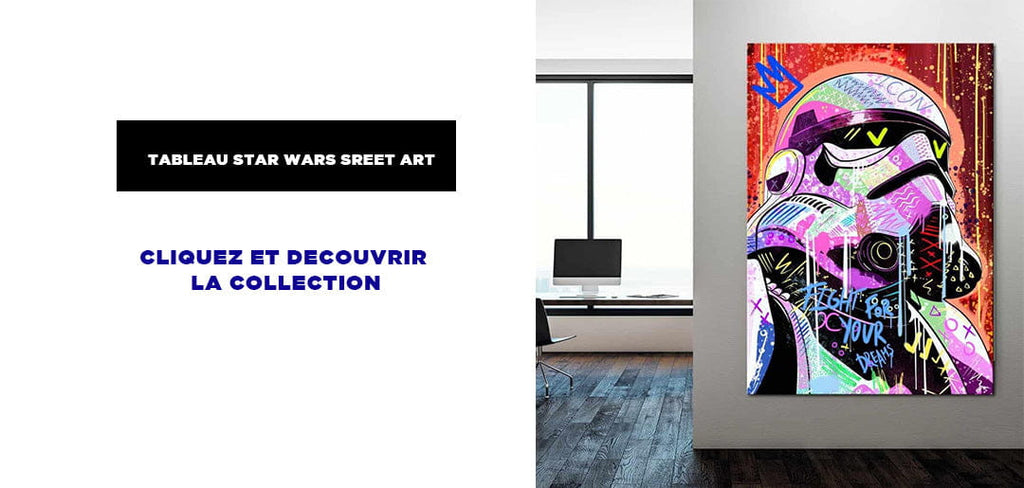 Tableau Street Art Star Wars