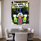 art mural street art humoristique champagne