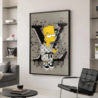 Tableau Bart Simpson Louis Vuitton - Tableau Animation