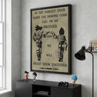 Tableau Dragon Ball Fight Them Together - Toile Imprimée