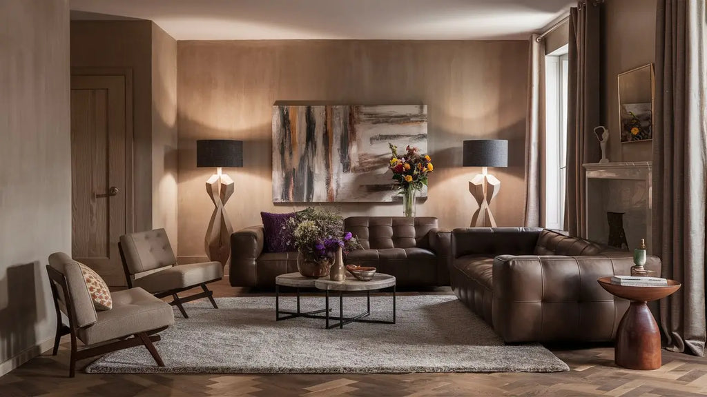 Tableau abstrait en harmonie pour votre salon