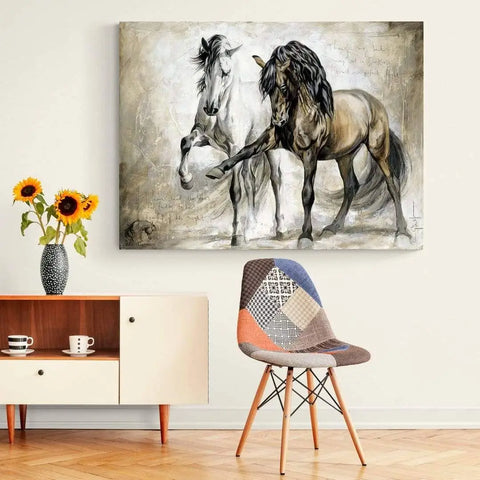 Tableau Cheval Vintage