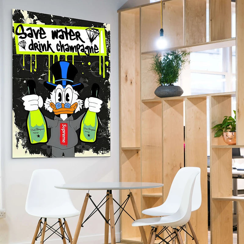 décoration murale moderne style urbain