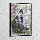 décoration murale street art charlie et bunny coloré