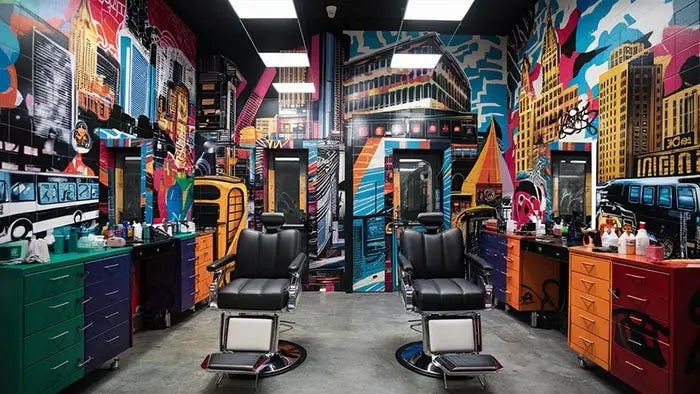 black leather barber chairs with chrome bases and white footrests inspiring artistic ideas for modern decoration